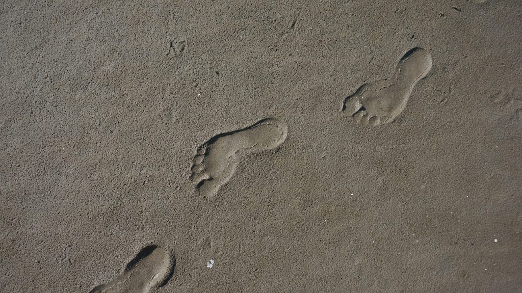 footprint, digital prints,